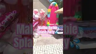 Setup a Malibu Barbie Birthday Party with me in my home. #girlparty #diyparty #barbiecore #kidsparty