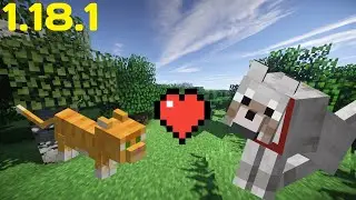 CAN YOU BREED CATS AND DOGS IN THE NEW MINECRAFT 1.18.1 UPDATE???