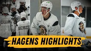 James Hagens HIGHLIGHTS: Bruins Top Pick SNIPING Goals and Looking FAST🔥 | Day 1 Dev Camp