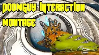 JUST DOOMGUY INTERACT WITH STUFF MONTAGE | DOOM ETERNAL