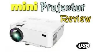 Мини-проектор DBPower с ЖК-экраном и поддержкой разрешения 1080p: распаковка и обзор (2017 год)