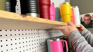 Peg Board Shelf Brackets