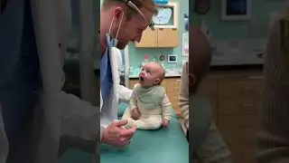 Baby&rsquo;s First Dental Check&hellip; With No Teeth! 😂🍼&rdquo;#SiblingLife #FunnyKids #JealousSister #NewbornLove