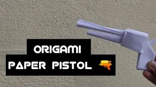 Origami paper pistol 🔫 || paper pistol || #origami || #paperpistol || PCW