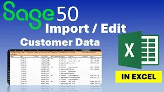 Sage Line 50 - Import Customer Data, also Extract and Edit using PostTrans
