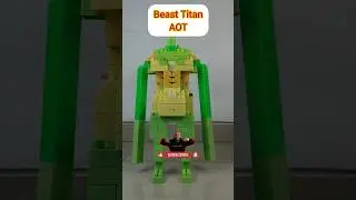 beast titan attack on titan #shorts #shortsfeed #buildingblocks #aot #legoblocks #oyyantv