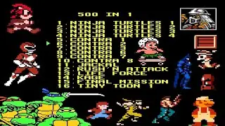 NES 500 in 1 Gameplay : Testing So Many Games in One!