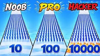 NOOB vs PRO vs HACKER 👑 | Number Master Full Gameplay 🔥 100 Level 