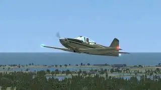 Landing the Stelio Frati the F 8 Falco in FSX