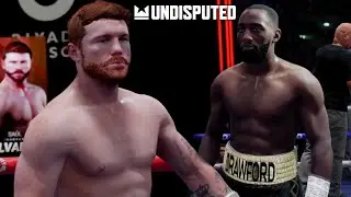 Canelo Alvarez Vs Terence Crawford Fight Simulation