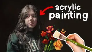 acrylic paint timelapse - 