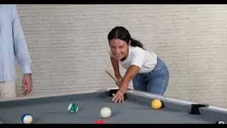 Barrington Billiards Camden 7-FT Pool Table, Modern White Metal Legs, and Complete Accessories Set