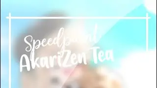 AkariZen Tea Chibi Speedpaint || Gachalife || Gift for mah Bestfriend || UwU