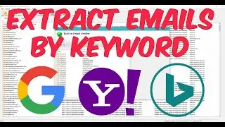 Extract Email By Keyword | Email Extractor Software #short