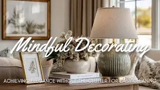 🌸 Mindful Decorating: Achieving Elegance Without the Clutter for Easy Cleaning