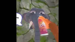elephants got rabies - I am monkey VR #funny #vr #elephant #fly