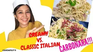 HOW TO COOK CARBONARA IN TWO WAYS!
