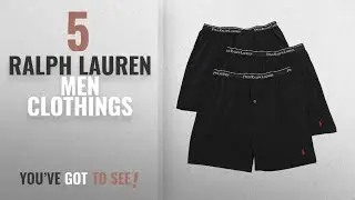Top 10 Ralph Lauren Men Clothings [ Winter 2018 ]: Polo Ralph Lauren Classic Cotton Knit Boxer