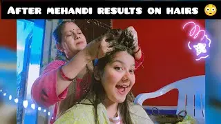 Got shiny hair after mehandi 🫣😳 |#youtube #likeforlike #explore #youtubeindia #akanshabisht #mehandi