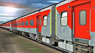 MUMBAI RAJDHANI EXPRESS TRAIN JOURNEY &ndash; TRAIN SIMULATOR || DEWANSH CHATURVEDI