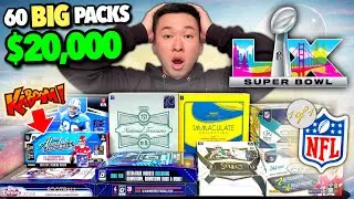 *PULL OF THE YEAR!* 😱🔥 OPENING 60 OF THE CRAZIEST PACKS EVER FOR SUPER BOWL LX ($20,000)!