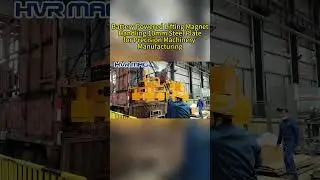 Battery Powered Lifting Magnet Handling 10mm Thick Steel Plate for Precision Machinery Manufacturing