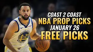 A Big Night From 3-Point Land for Steph Curry vs Minnesota? | NBA Player Props & Best Bets (1/26/26)