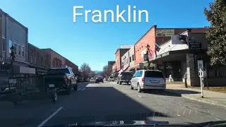 Franklin, NC, USA | Driving Tour Downtown | HD