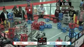 2015 VRC Sci Q142 - 6109A 1973A vs 3010B 169A - 57 to 69 - VEX Worlds 2015 - Science Division