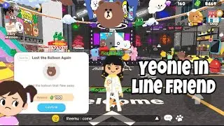 Help Yeonie in line friend | Find Yeonie ballon | Play Together | Line Friend
