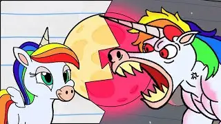 Were-Unicorn Transformation! Full Moon Magic! | Boy & Dragon - WildBrain | Cartoons for Kids