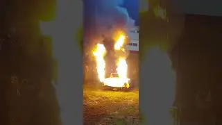 VINTAGE TORQUEFEST  CAR SHOW 2024 - FLAMETHROWER CAR