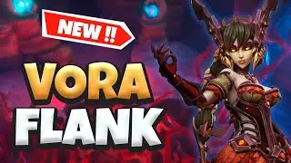 paladins vora gameplay :  new champion vora