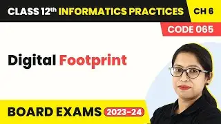 Class 12 Informatics Practices Chapter 6 | Digital Footprint - Societal Impacts (Code 065) 2022-23
