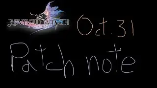 [Revived Witch] Halloween and anniversary patch note?