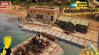 ARK   PUZZLECRYPT VILLAGE BUILD WITH MONKEYPUZZLE Gaming Evolved Primitive Plus S1 E21
