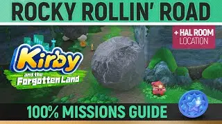 Kirby and the Forgotten Land - Rocky Rollin&rsquo; Road - 100% Guide 🏆 Waddle Dee, Collectibles & Missions