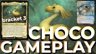 Choco, Seeker of Paradise EDH Gameplay vs Gev, Mishra, Liberty Prime MTG Final Fantasy Chocobo Magic