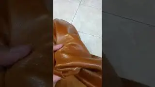 Bahan Kulit sapi import tan #leatherjacket #leatherbags #leathercraft