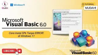 #install Ms. Visual Basic 6.0 (VB 6) di #windows11 , WORK IT!!