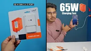 Nothing 65 W GaN 3 A 3 Port Charging Test & Unboxing 🔥 Nothing 3a Charger