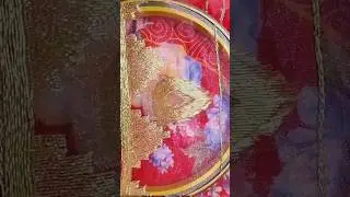New Embroidery Design For Border with jori suta#beginnersstitch #shortsfeed