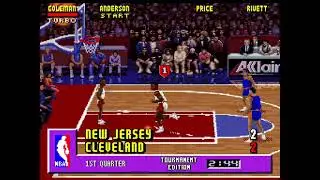 NBA Jam Tournament Edition SNES Nets vs Cavaliers + Jamie Rivett