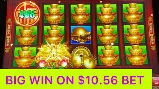 Rising Fortune slot machine, Big win bet up to $10.56 on 2c denom. EP# 3/3 @Viejas Casino