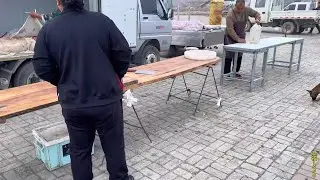 生意不好干了，老孟早上开张卖的都是精品，这猪简直太好了#人间烟火 #猪肉价格#我的乡村生活 #谁懂这一口的好吃程度 #抖音美食推荐官
