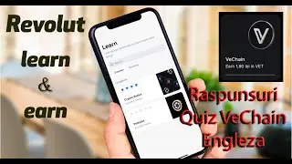 Revolut - Quiz VeChain (Raspunsuri Engleza)