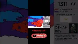 Visual Map of Anatolia: Era of Osman Gazi | 1281-1326 | History Map of Osman Gazi | #shorts