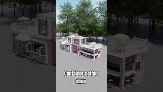 Container coffee shop Design#tinyhouse#containerhome