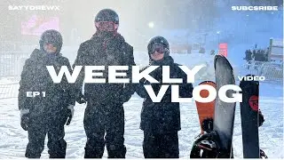 Weekly Vlog | Holidays with family | Snowboarding | Trip to DC