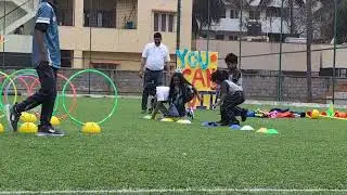 Manvitha participation in Games #LittleMillenium #SportsDay - Games activities 